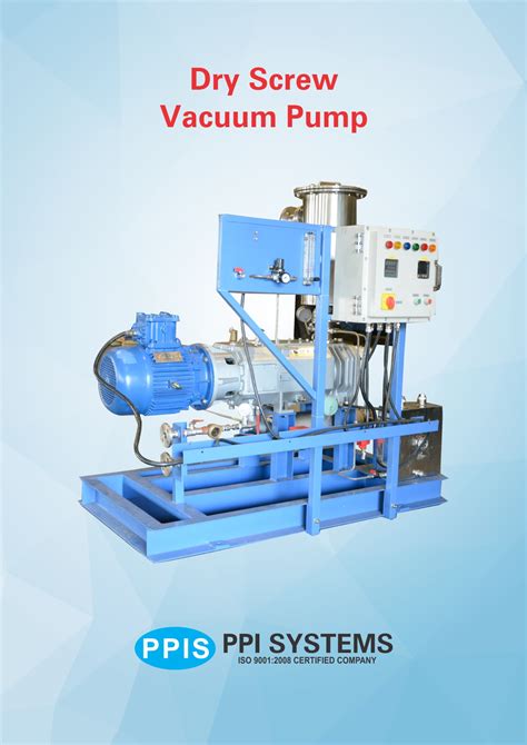 buy dry screw pump|dry vacuum pump 1 4.